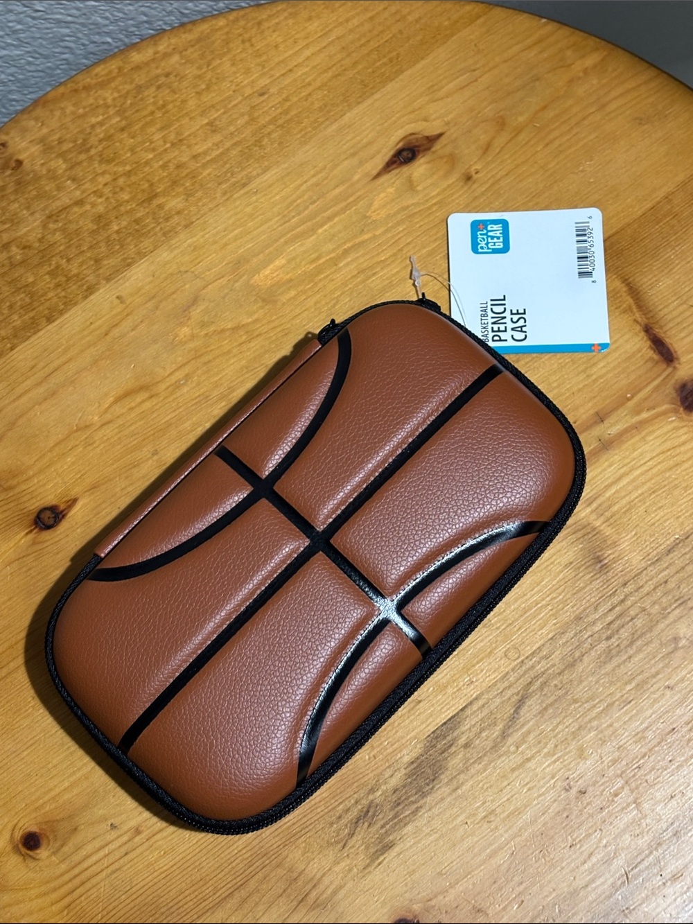 Pen Gear Hard Basketball Pencil Case NWT